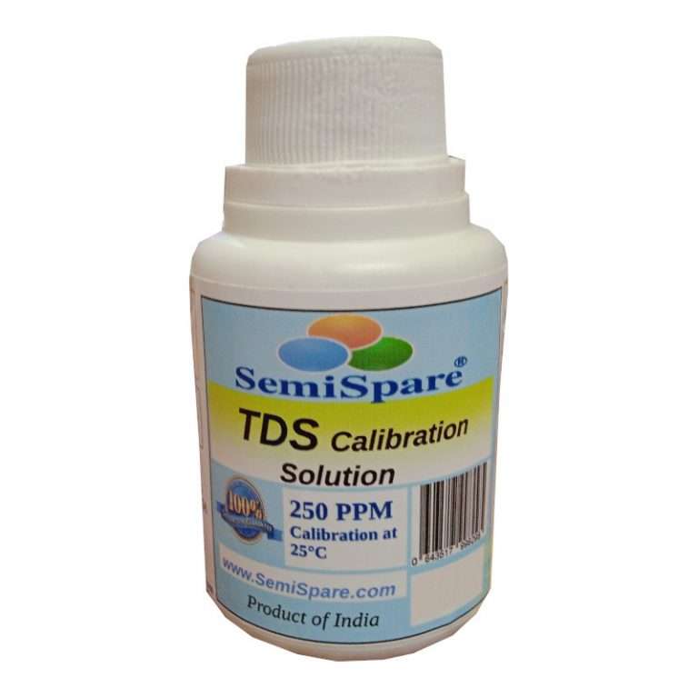 SemiSpare Tds Calibration Solution 250 ppm 100ml , COD Available for correcting your TDS Meter