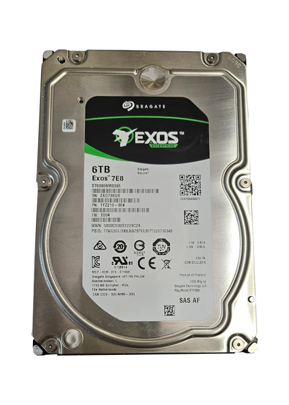 thumbnail image 2 of Seagate Exos 7E8 6TB SAS-3 12G 7200RPM 256MB Cache 3.5" HDD - Refurbished 2 of 14