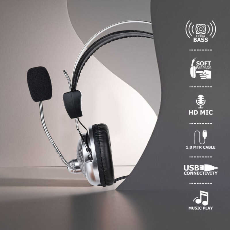 Quantron QHP-360 USB Wired Headphone - Image 3